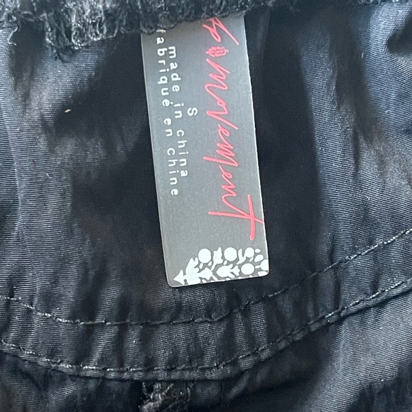 Free People Jogger Off The Record Pants - Size Small - Black NWOT NEW - Picture 7 of 7